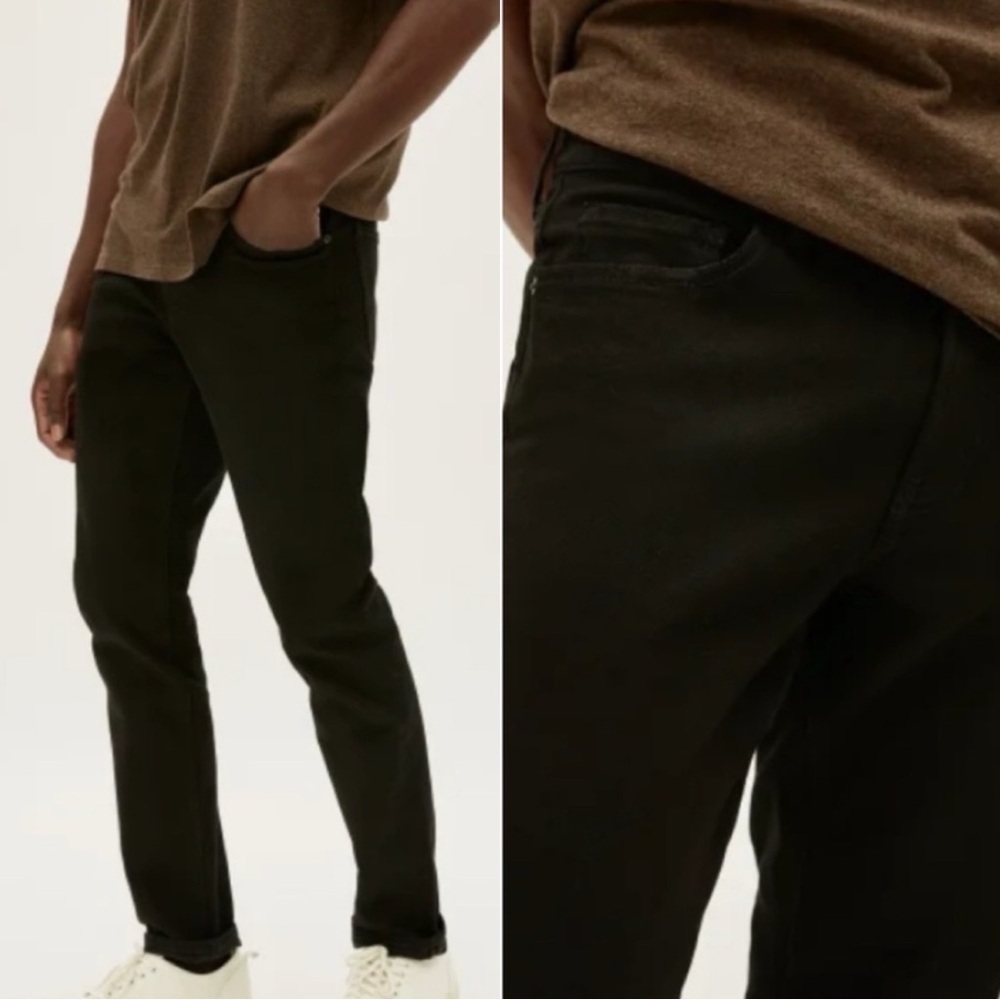 EVERLANE The Uniform Skinny Black Jeans